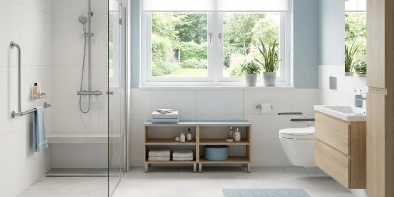 Badkamer foto bij het blogartikel "Veilig en zelfstandig thuis blijven wonen: zo houd jij de regie in eigen huis"