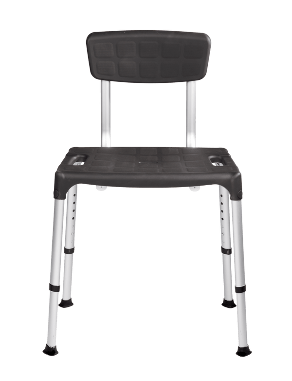 SecuCare douchestoel Quattro met rugleuning (verstelbaar)