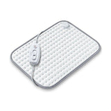 Wit Sanitas warmtekussen XL 44x33 cm met afneembare schakelaar en grijze rand