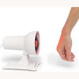 Infraroodlamp voor lokale warmtebehandeling van pols en onderarm