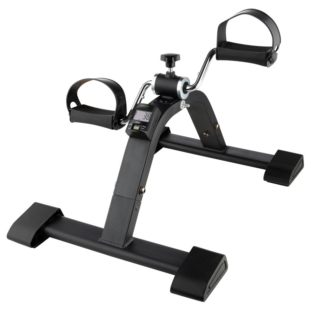 Tunturi Mini Bike Pro volledige productfoto met A-vormig frame en brede stabilisatievoeten