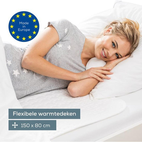 Beurer UB 90 Elektrische Onderdeken 150x80 cm wit | 2e kansje Beurer Warmtedeken Shopvoorgezondheid