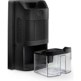 Clean Air Optima CA-703 zwarte luchtontvochtiger met transparante waterbak