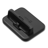 Zwarte Doro bureaulader voor Doro 8100 en 8200 met USB-C poort