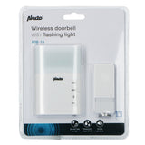 Verpakking van Alecto ADB-19 draadloze deurbel met flitslicht en waterdichtheid IP44