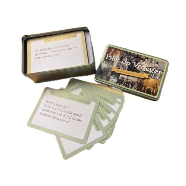 Blik op vroeger spel voor ouderen - DEZ-SPEL-Shopvoorgezondheid