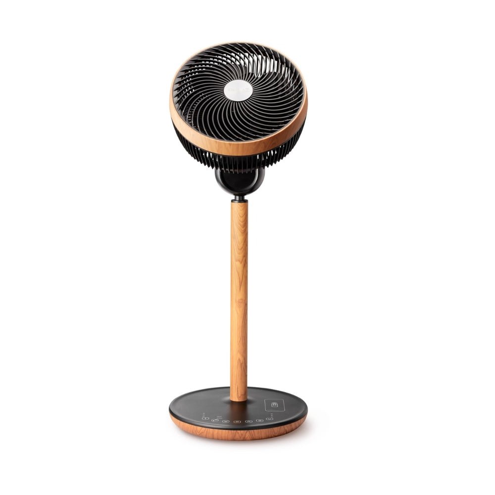Voorzijde Clean Air Optima ventilator met zichtbare spiraalvormige binnenkant