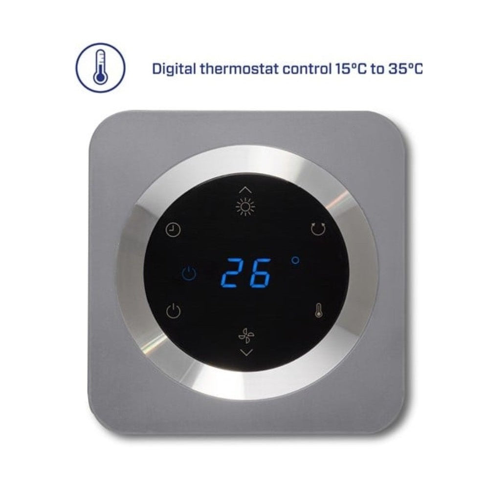 Digitale thermostaat Clean Air Optima voor verwarming en ventilatie 15 tot 35 graden
