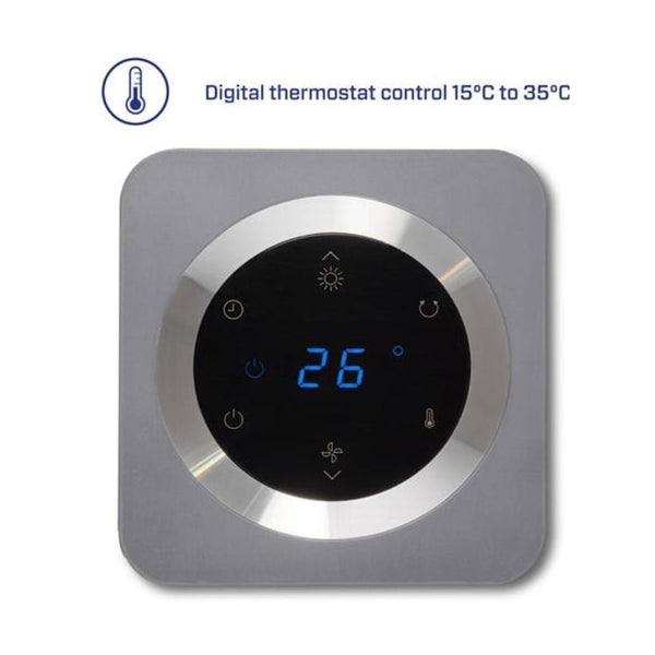 Digitale thermostaat Clean Air Optima voor verwarming en ventilatie 15 tot 35 graden