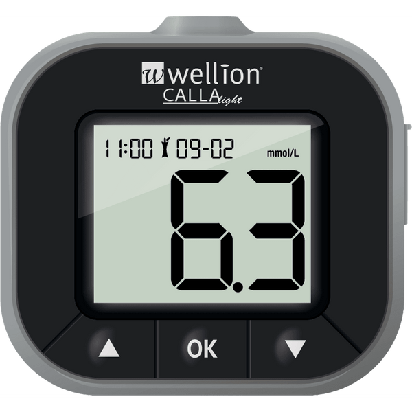 Wellion Calla Light startpakket (glucosemeter met 50 strips en 50 lancetten) - WEL78842-Shopvoorgezondheid