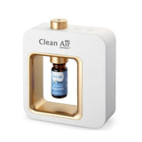 Clean Air Optima aroma diffuser wit met twee bedieningsknoppen en merknaam