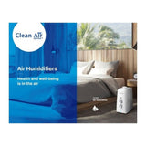 Clean Air Optima CA-602 luchtbevochtiger in slaapkamer voor welzijn