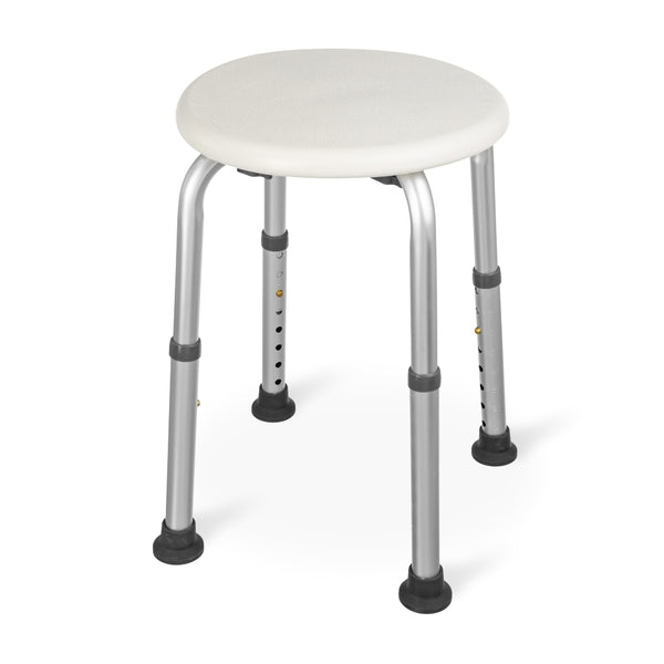 Timago ronde douchekruk - TGR-RKP-O34321 - in hoogte verstelbaar -rubberen antislib doppen - Shopvoorgezondheid