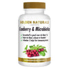 Golden Naturals Cranberry & Microbiotica (60 & 180 capsules)