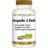 Golden Naturals Ashwagandha & Rhodiola Complex (60 capsules) - GOL64691-Shopvoorgezondheid