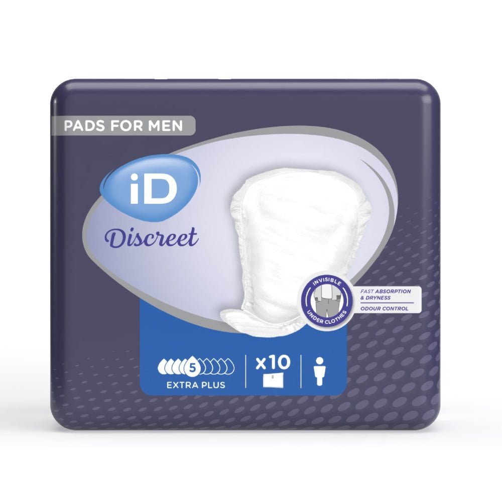 iD Discreet incontinentie pads voor mannen extra plus absorptie verpakking