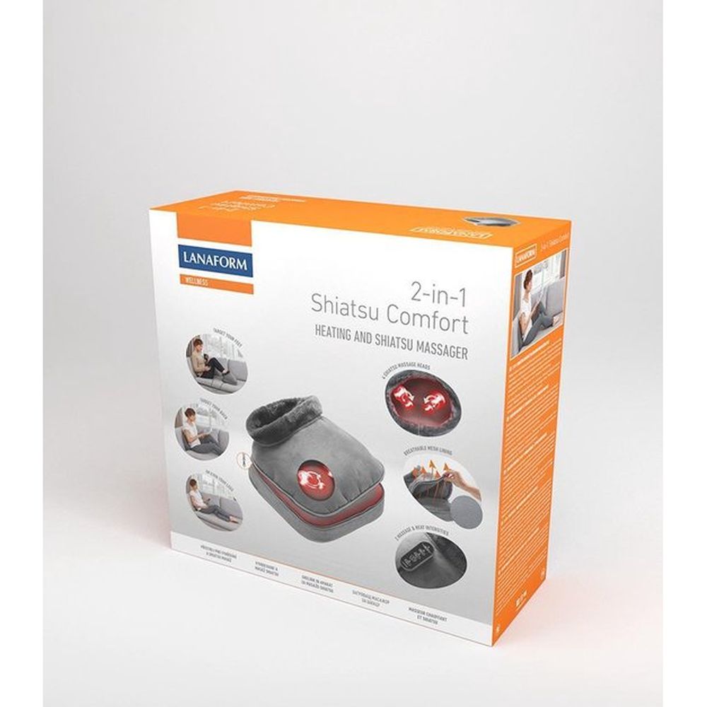 Verpakking Lanaform 2-in-1 Shiatsu Comfort verwarmingsmassagekussen