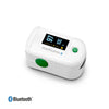 Medisana saturatiemeter met actieve display en Bluetooth logo