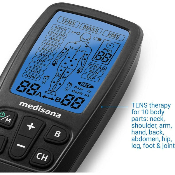 Medisana TT 205 TENS, EMS en Massage apparaat (zwart) -EMS-apparaat -- Medisana -Shopvoorgezondheid