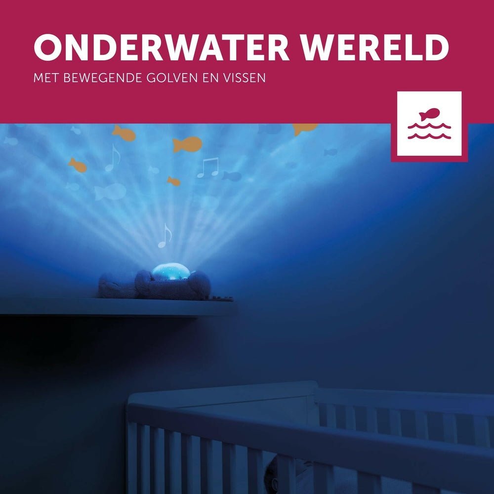 Zazu Otto de Zeeotter babyprojector met onderwaterwereld en bewegende golven