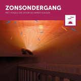 Zazu Tim de Schildpad babyprojector met zonsondergang en vogels