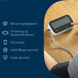Omron M4 Connect AFib bovenarmmeter met klinisch gevalideerde screening en 5 jaar garantie
