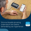 Slimme Omron M4 Connect bloeddrukmeter met dataoverdracht naar smartphone app