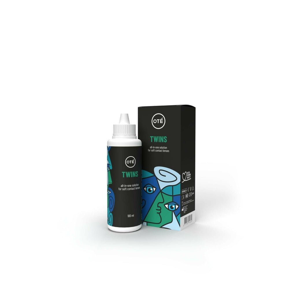 Oté Twins all-in-one lenzenvloeistof 100 ml in fles en verpakking