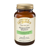 Essential Organics Magnesium Quattro supplement in amber glazen flesje met etiket