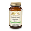 Essential Organics Magnesium Calcium 2:1 supplement in bruine fles met gouden dop en groene balk voor sterke botten