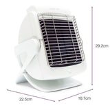 Afmetingen Bodi-Tek infraroodlamp 29,2 cm hoogte met verstelbare arm