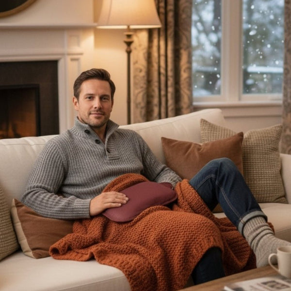 Terraillon - Elektrische kruik velvet -man op de bank - Shopvoorgezondheid