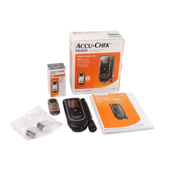 Accu-Chek Mobile glucosemeter - ACC06321 - complete inhoud verpakking - Shopvoorgezondheid