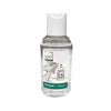 CareBoxCompany desinfecterende handgel 50ml in transparant flesje met witte dop en groen etiket