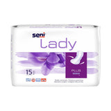 Seni Lady PLUS incontinentieverband verpakking 15 stuks met SAP absorptiekern en huidvriendelijk materiaal