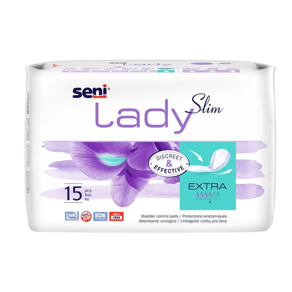 Seni Lady slim extra -Incontinentieverband -Seni -15 stuks - Shopvoorgezondheid