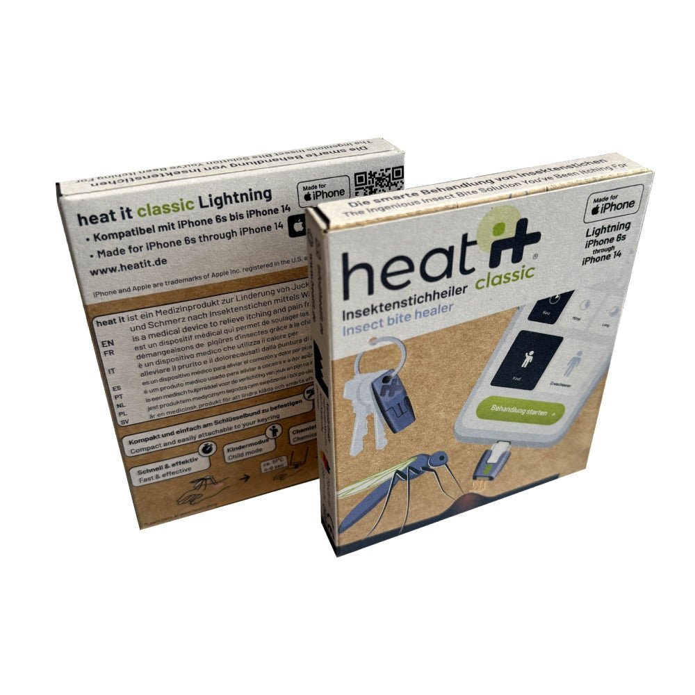 Verpakking Heat-it classic met Lightning connector voor iPhone 6s tot 14