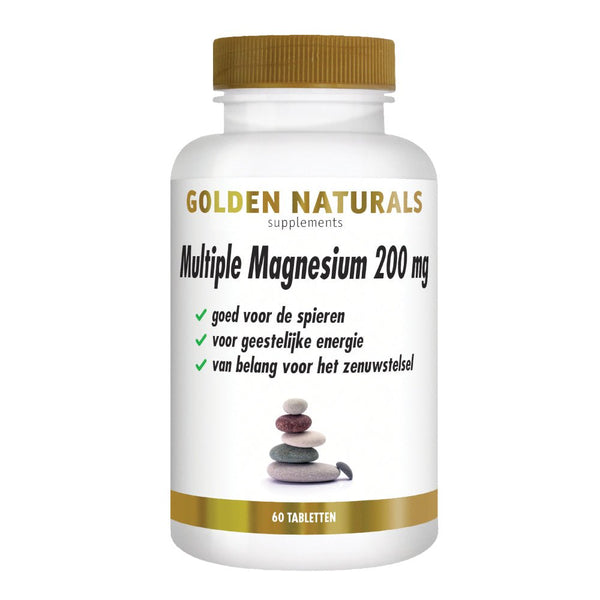 Golden Naturals Multiple Magnesium 200 mg - 60 tabletten - GOL64760-Shopvoorgezondheid . jpg