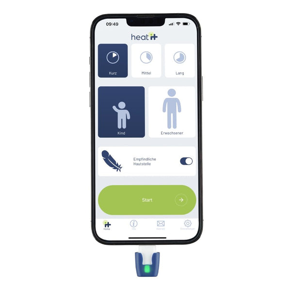 Heat-It Classic Insectenbeetheler- voor Iphone & Android - App menu -Shopvoorgezondheid