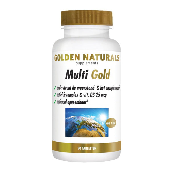 Golden Naturals Multi Gold - pot 30 tabletten -GOL64679-Shopvoorgezondheid - jpg