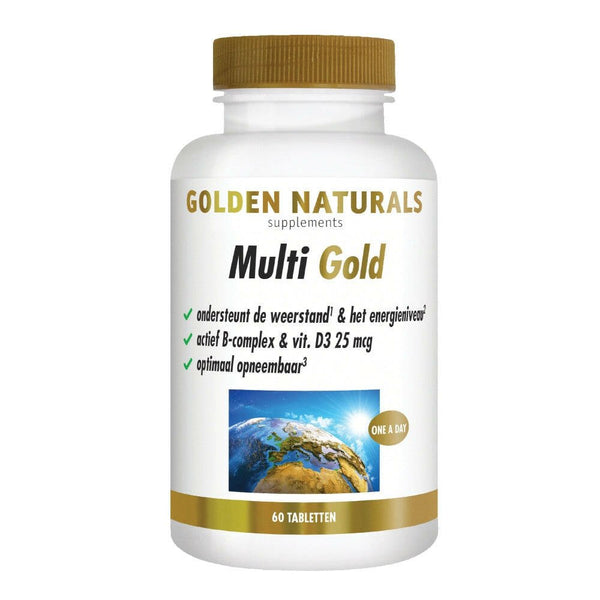 Golden Naturals Multi Gold - pot 60 tabletten -GOL64679-Shopvoorgezondheid