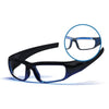 Propeaq 3 lichtbril close-up met blauwe LED-verlichting en sensor detail