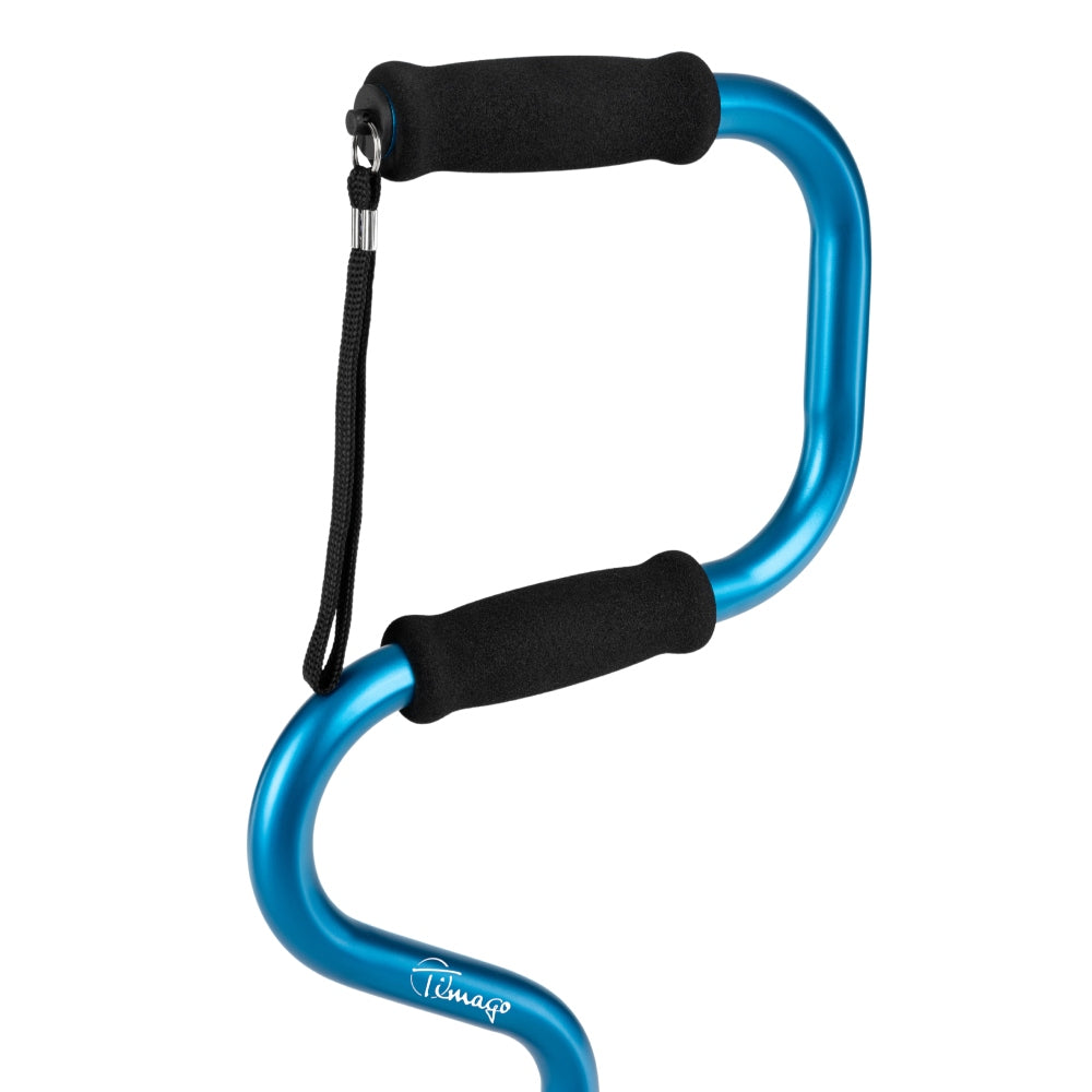 Timago QUATRO aluminium vierpoot wandelstok