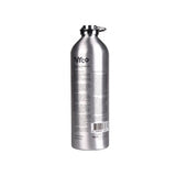 Tryco aluminium bedkruik zilver met label en barcode
