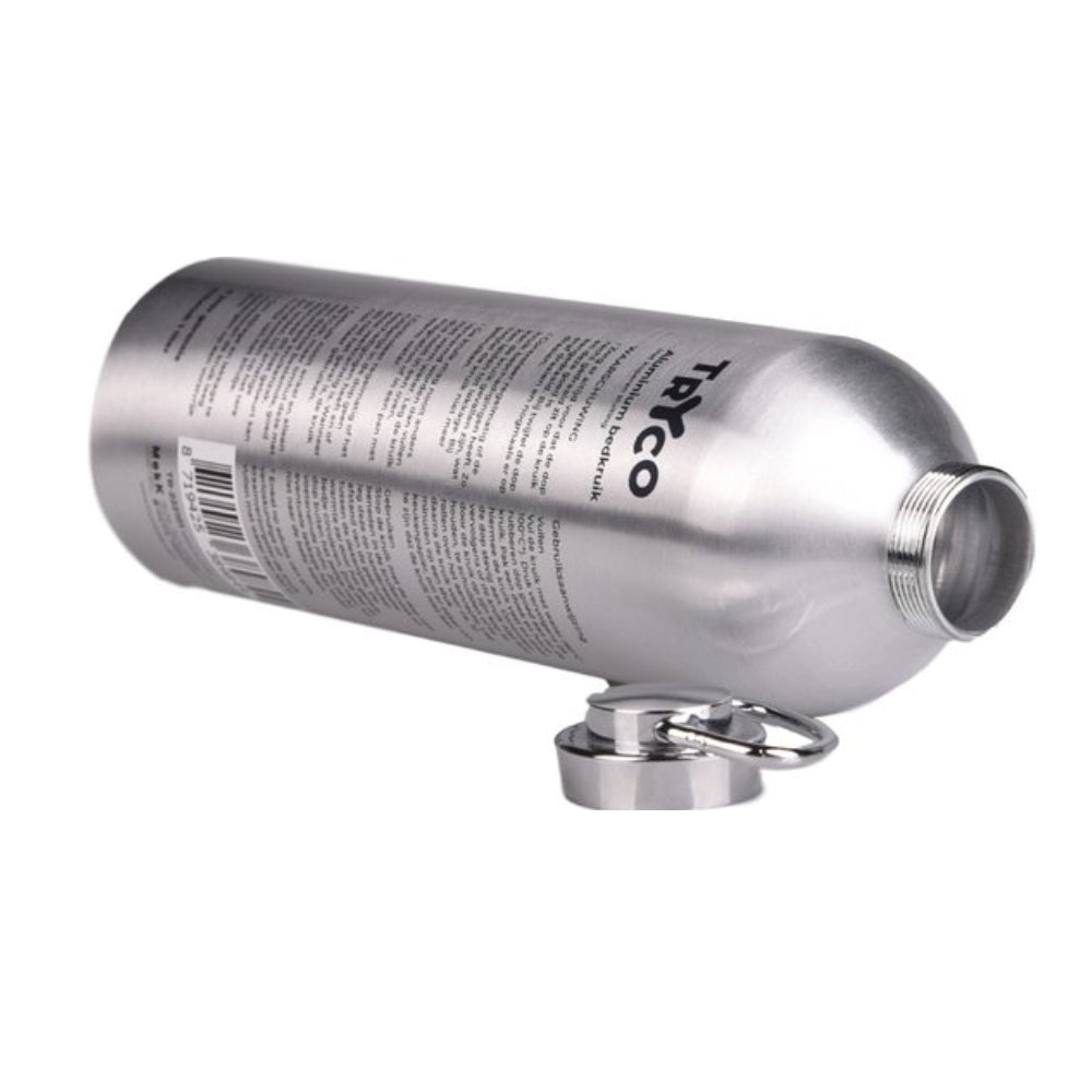 Tryco aluminium kruik open dop met ringhandvat