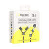 Waka Waka multiplug USB kabel verpakking met 60W snelladen en LED licht