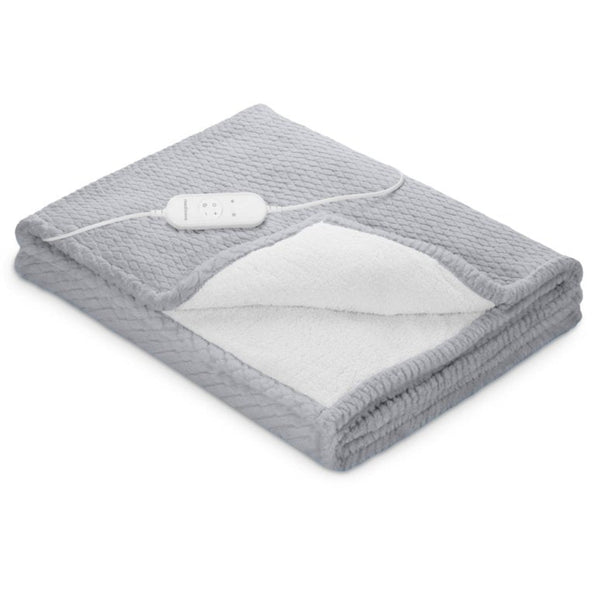 Medisana - HB warmtedeken -180 x 130 cm - Licht grijs - Shopvoorgezondheid