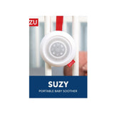 Zazu Suzy witte ronde slaaptrainer met zes geluidsiconen en ZAZU label