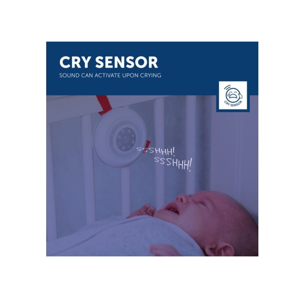 Zazu Suzy draagbare babysoother met cry sensor voor kalmerende geluiden