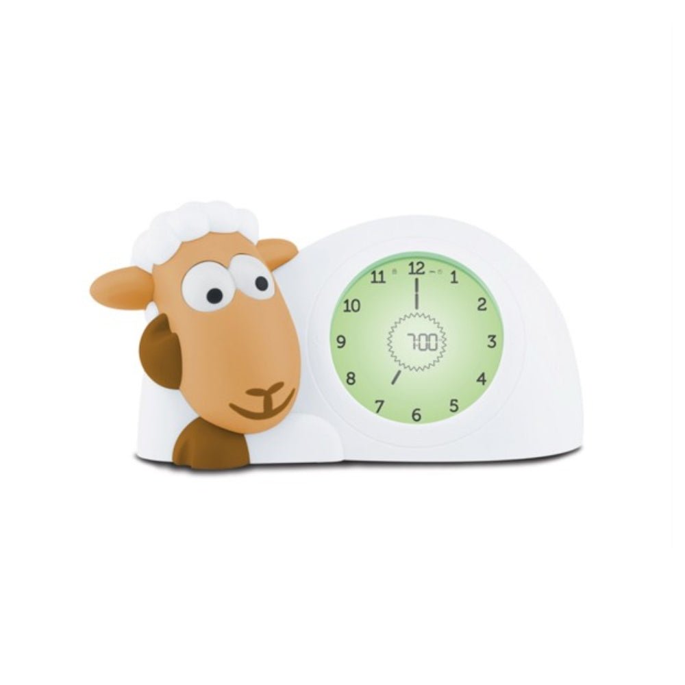 Zazu Sam het Schaap slaaptrainer bruin met ronde digitale display